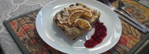 апельсиновый пудинг. Шаг 9