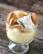 Бананово-ванильный слоеный пудинг