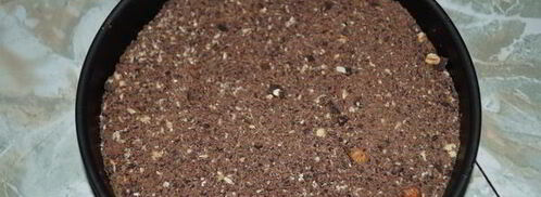 банановый крамбль с ванильным соусом. Шаг 4