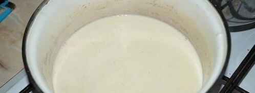 банановый крамбль с ванильным соусом. Шаг 8