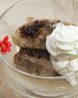 Быстрый банановый десерт