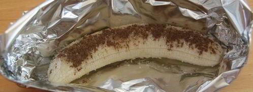 быстрый банановый десерт. Шаг 3