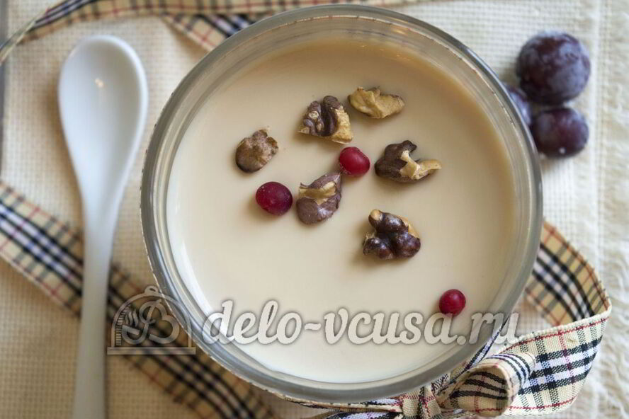 Рецепт десерта из ряженки