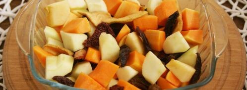 десерт из запеченной тыквы и сухофруктов. Шаг 4