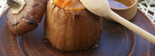 десерт из запеченной тыквы и сухофруктов. Шаг 5