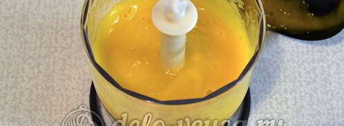 десерт с консервированными персиками. Шаг 2