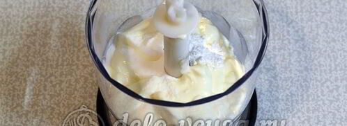 десерт с консервированными персиками. Шаг 5