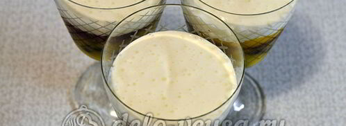 десерт с консервированными персиками. Шаг 6