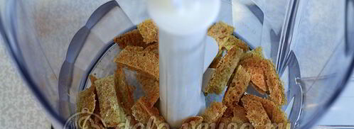 десерт с консервированными персиками. Шаг 7