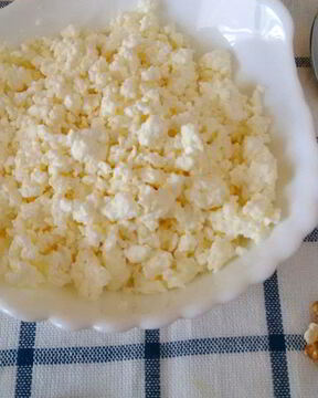 Домашний ванильный творог