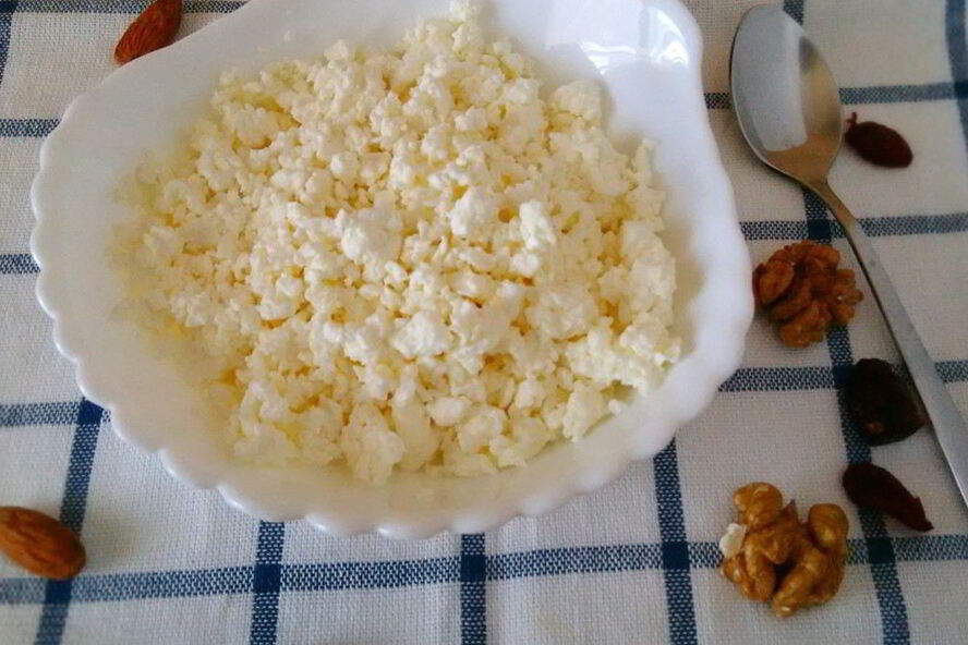 Рецепт домашнего ванильного творога