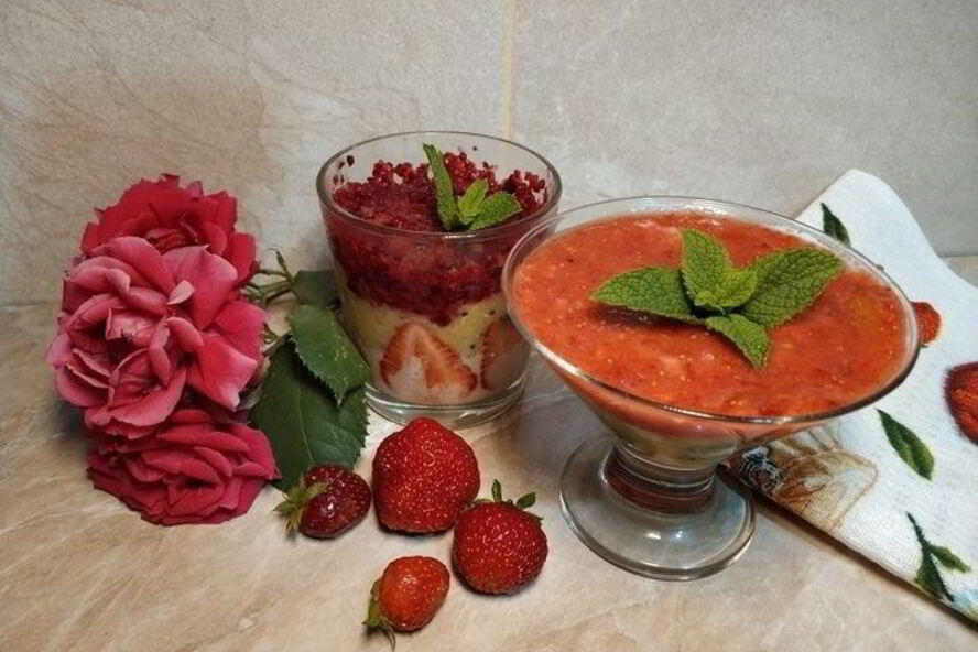 Рецепт фруктового десерта с киноа