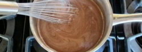 горячий шоколад с бананом. Шаг 3