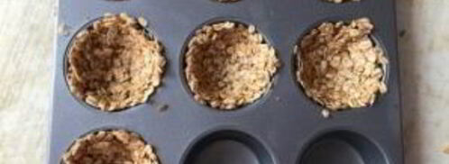 гранола-корзинки с греческим йогуртом. Шаг 4