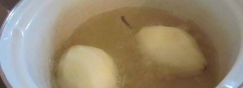 груши с шоколадным соусом. Шаг 2