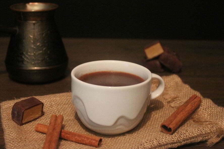 Рецепт кофе с халвой