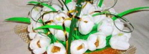 букет из конфет для девочки. Шаг 6