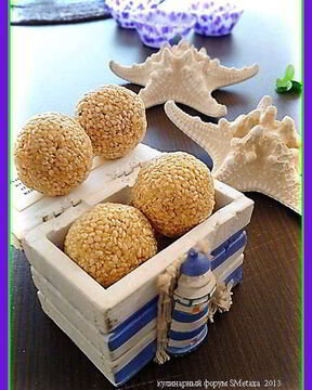 Конфеты из кунжута с медом