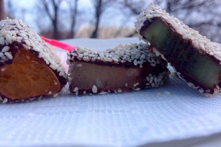 Рецепт конфет с фруктами