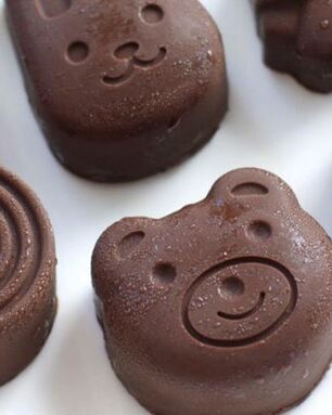 Шоколадные конфеты с йогуртовым мороженым