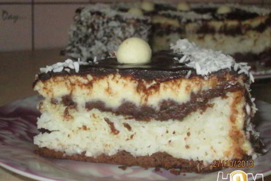 Рецепт торта-конфеты баунти