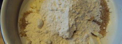 крамбл из черники с яблоками. Шаг 3