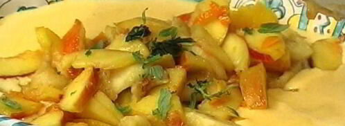 фрукты в ванильном креме. Шаг 9