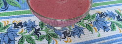 крем из малины с желатином розовый меланж. Шаг 9