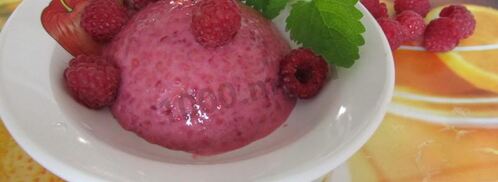 крем из малины с желатином розовый меланж. Шаг 10