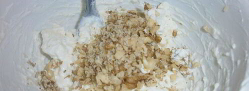 мешочки из моцареллы с кремом из сыра бри, трюфельным медом и лепестками трюфеля. Шаг 3