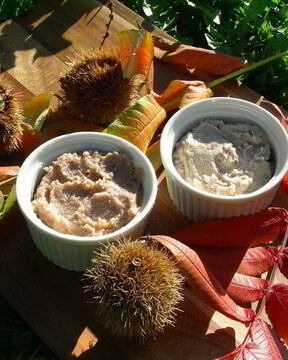 Пюре и крем из каштанов