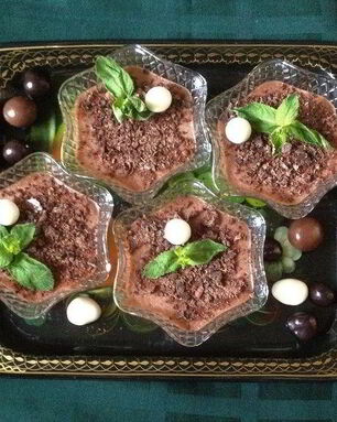 Шоколадный крем из манной крупы