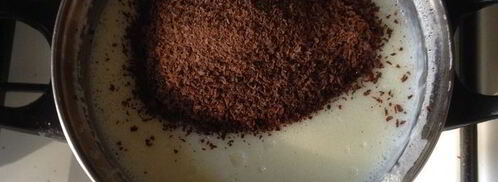 шоколадный крем из манной крупы. Шаг 2