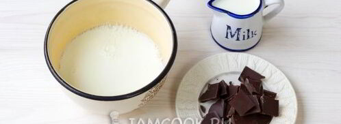 шоколадный заварной крем. Шаг 7