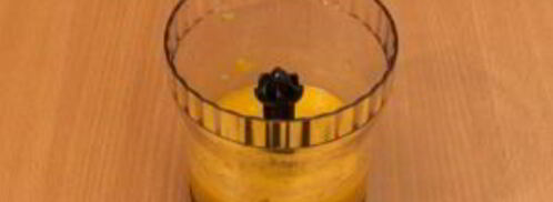 слоеные корзинки с кремом из маскарпоне, манго и фруктами. Шаг 3