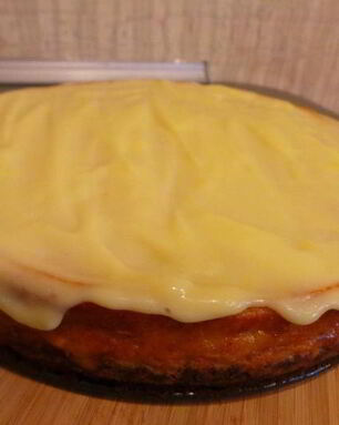 Тыквенный чизкейк с заварным апельсиновым кремом