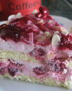 Вишневый крем для торта