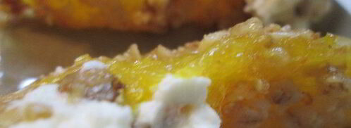 запеченные дольки апельсинов с творожным кремом. Шаг 6