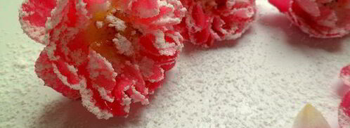 мини-торты с розами, малиновым желе и сливочным кремом. Шаг 4