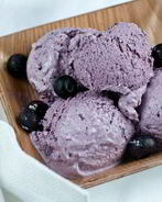 Черничное мороженое с маскарпоне
