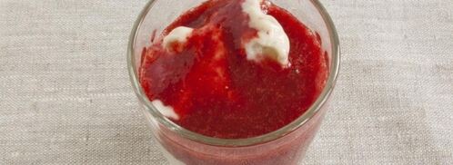 десерт из клубники и замороженого банана. Шаг 6