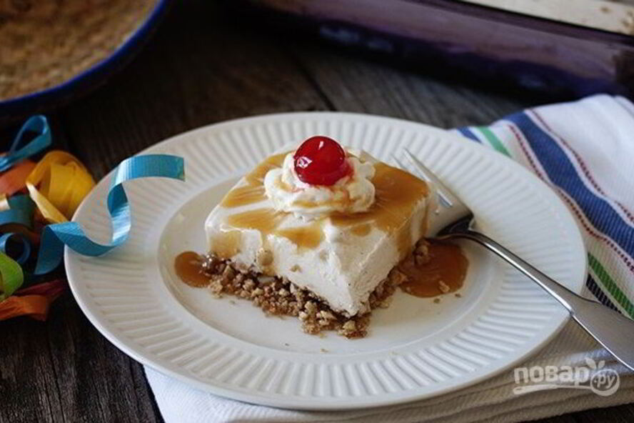 Рецепт десерта из мороженого с корицей