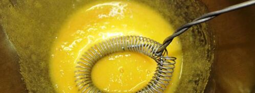 грушевое мороженое с голубым сыром и грецкими орехами. Шаг 5