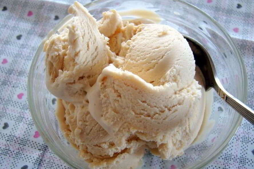 Рецепт карамельного мороженого