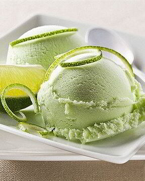 Мороженое из авокадо и лимона