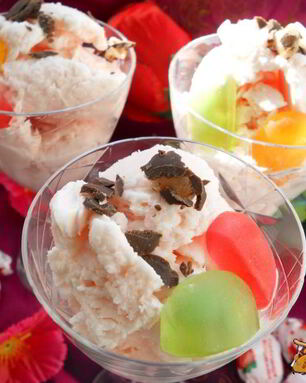 Мороженое из конфет