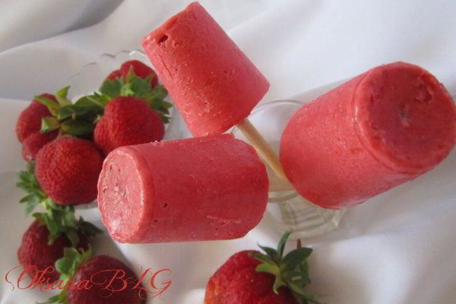 Рецепт мороженого клубничного