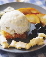 Мороженое с медом и горгонзолой