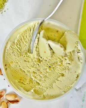 Мороженое с зеленым чаем Matcha