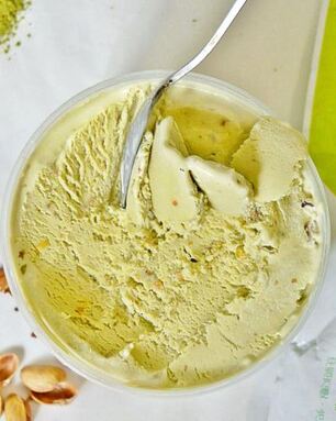 Мороженое с зеленым чаем Matcha